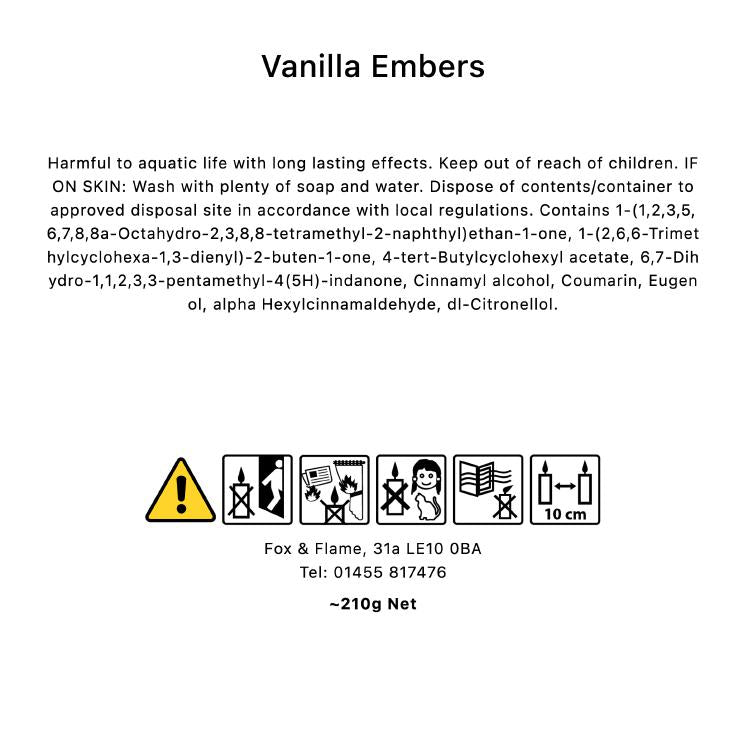 Vanilla Embers Candle
