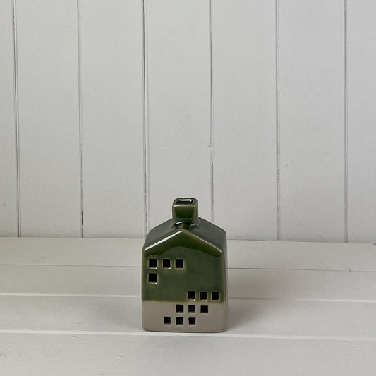 Green Ceramic House Decoration