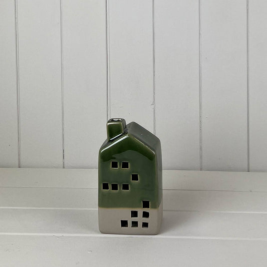 Green Ceramic House Decoration
