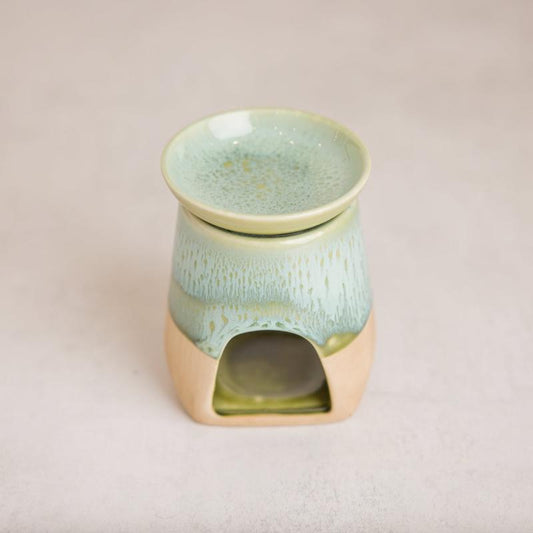 Reactive Glaze Wax Melt Burner - Green