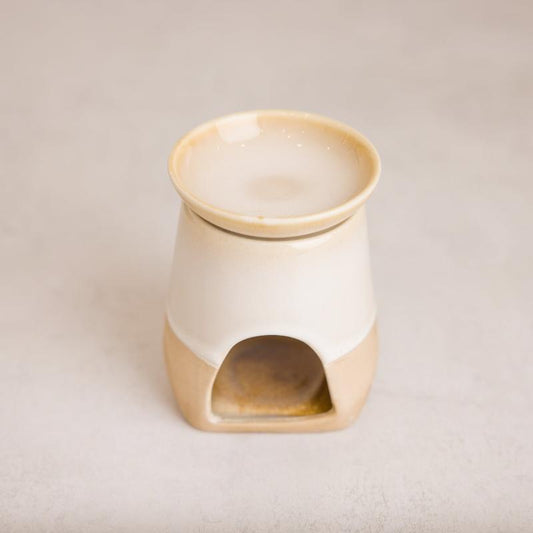 Reactive Glaze Wax Melt Burner - Cream