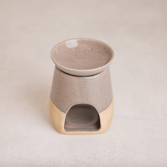 Reactive Glaze Wax Melt Burner - Taupe