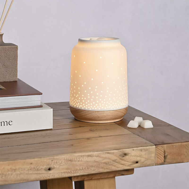 Aroma Lamp Ceramic White Classic