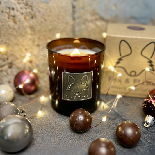 Tipsy Cherry Truffles Wooden Wick Candle