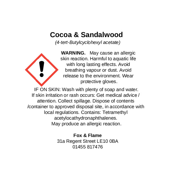 Cocoa & Sandalwood Candle