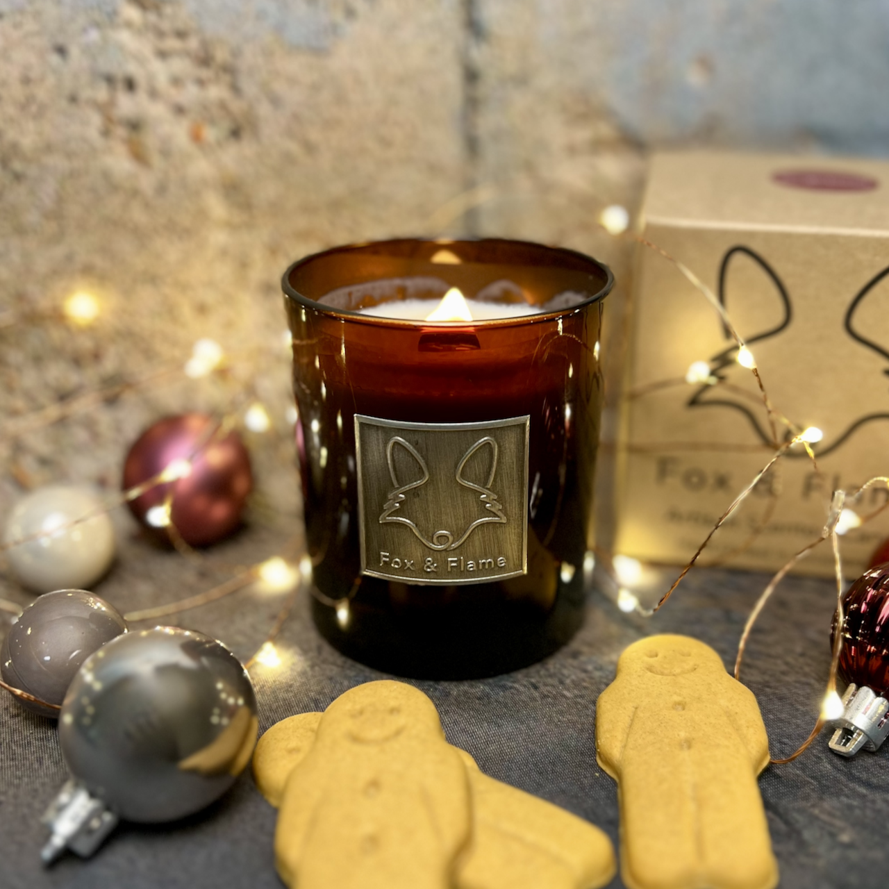 Gingerbread Wooden Wick Candle